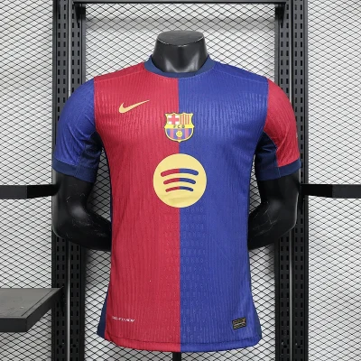 Soccer Jersey Barcelona Home Shirt 2024/25-Spotify Logo Without Text
