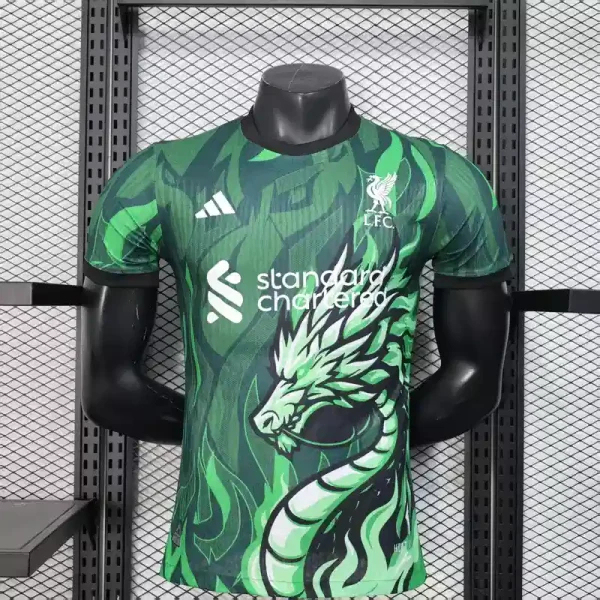 Liverpool Football Jersey Green Special Edition Shirt 2025/26