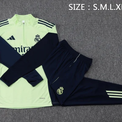 Alternative view of Real Madrid Training Kit (Sweatshirt+Pants) Light Green 2025/26