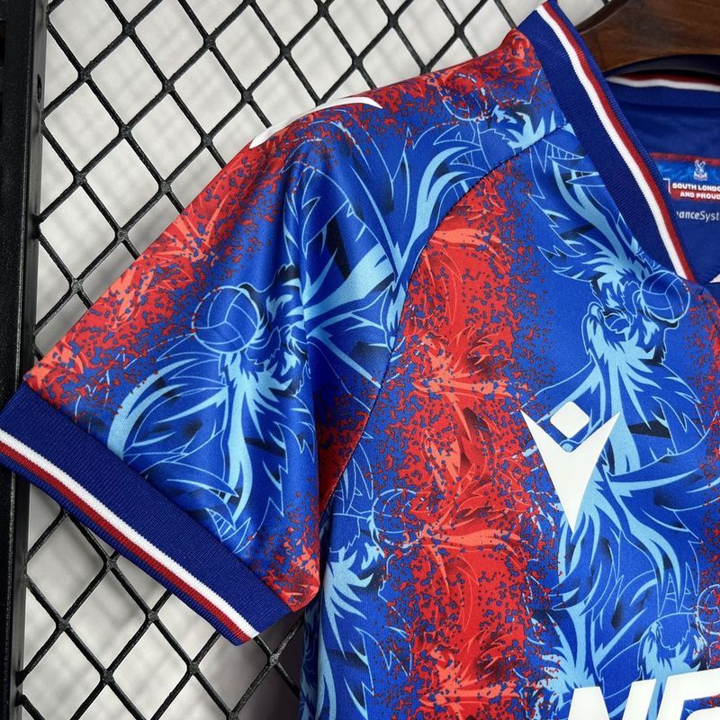 Crystal Palace Football Jersey Kids Kit Jersey+Shorts 2024/25 - Image 4