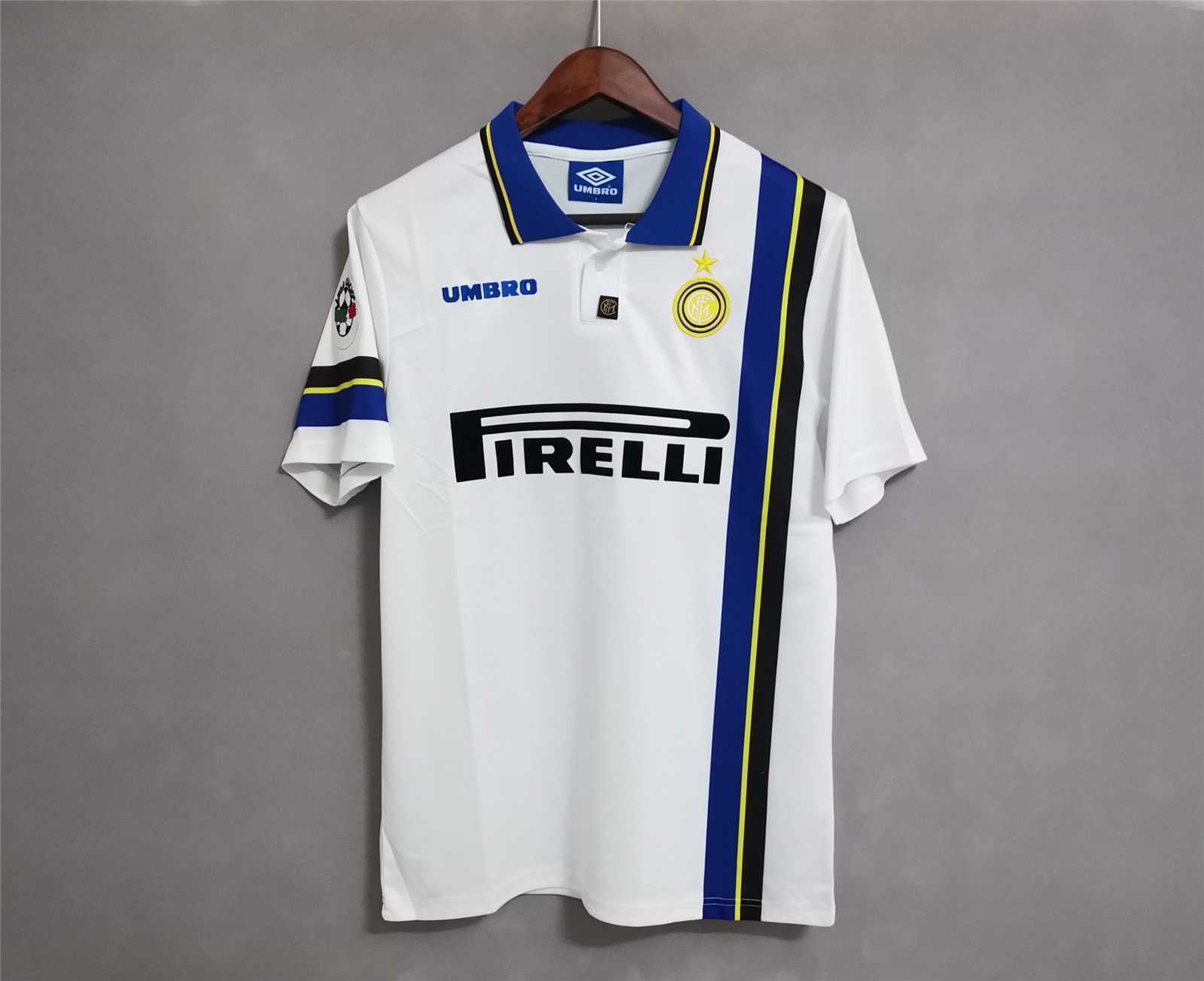 Inter Milan Jersey Custom Away Soccer Jersey 1997/98 - Image 5