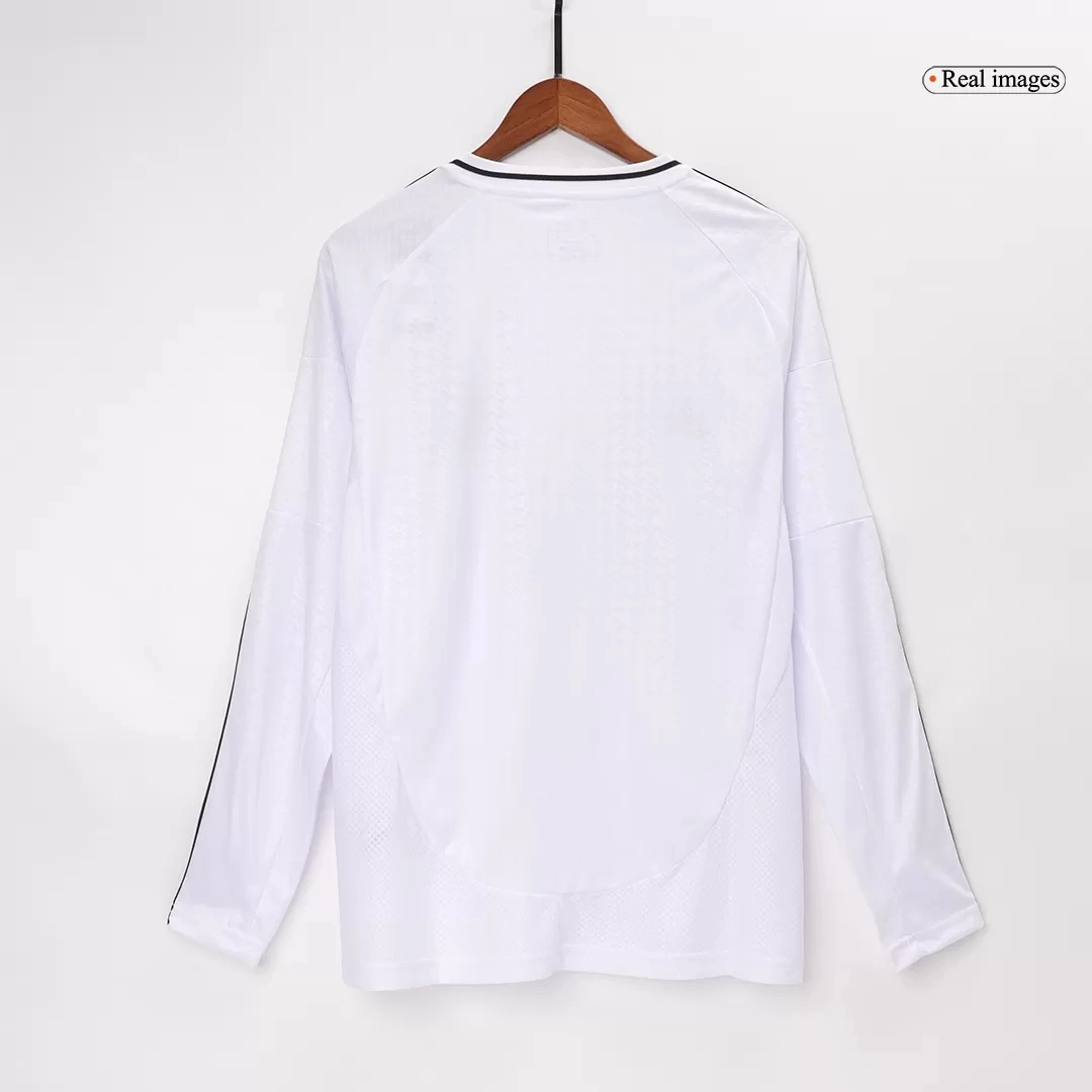 Real Madrid Soccer Jersey Home Custom Long Sleeve Shirt 2024/25 - Image 2