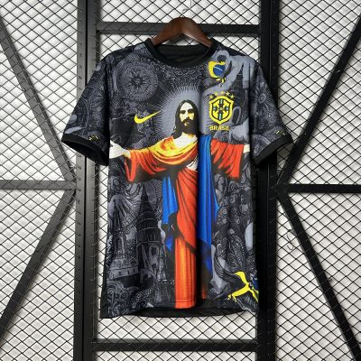 Brazil Soccer Jersey Jesus Special Edition Custom Shirt 2025
