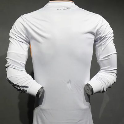 Alternative view of Real Madrid Retro Jersey Home Long Sleeve Soccer Shirt 2013/14