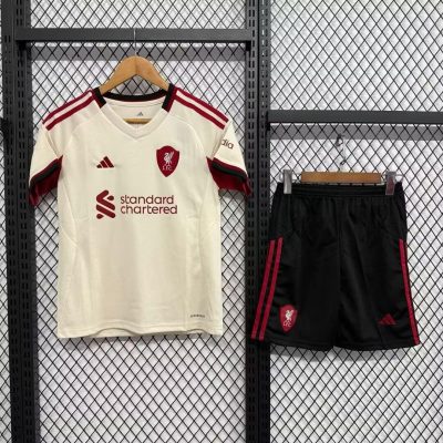 Liverpool Football Jersey Away Kids Kit Jersey+Shorts 2025/26