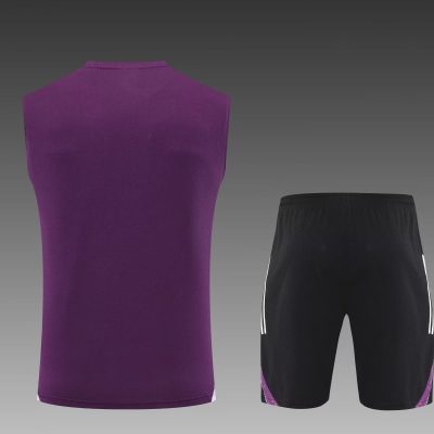 Alternative view of Manchester United Sleeveless Training Kit Purple 2025/26
