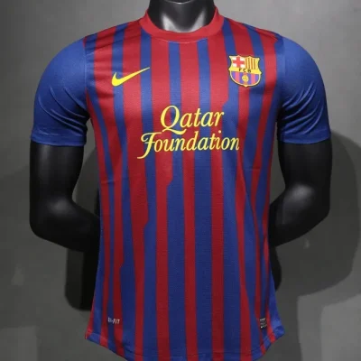 Barcelona Retro Jersey Home Soccer Shirt 2011-12