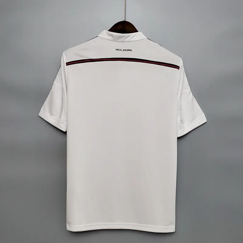 Real Madrid Retro Jersey Home Custom Soccer Shirt 2014/15 - Image 2