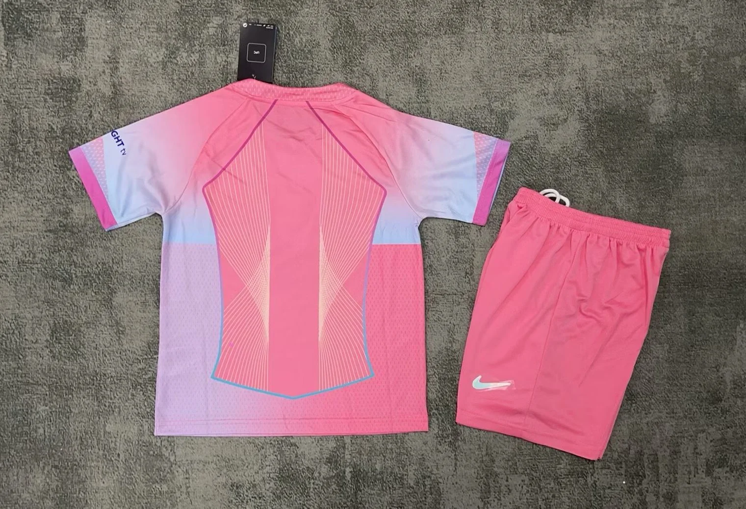 Barcelona Pink Special Edition Soccer Kids Kit Jersey+Shorts 2025/26 - Image 2