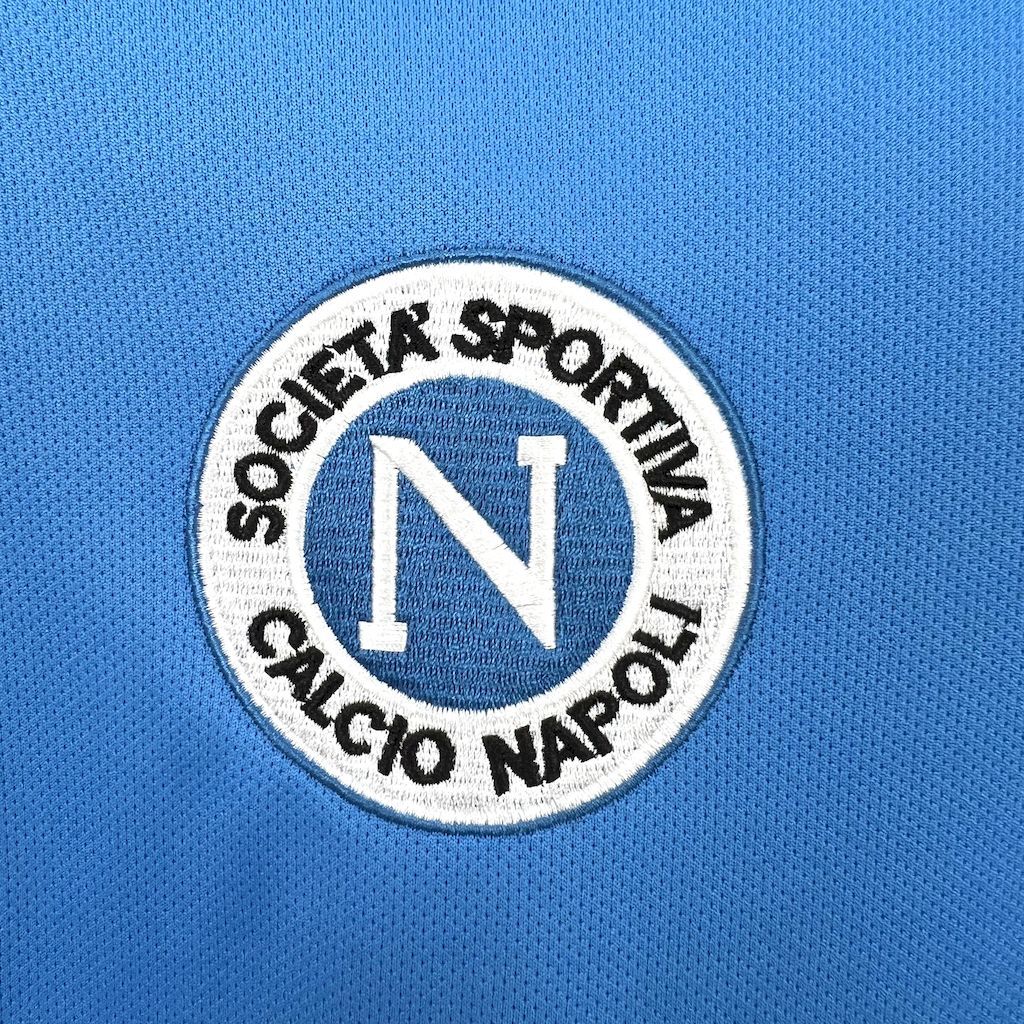 Napoli Retro Soccer Jersey Home Custom Shirt 1988-89 - Image 5