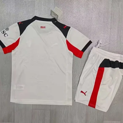 Alternative view of AC Milan Soccer Jersey Away Kids Kit Jersey+Shorts 2025/26