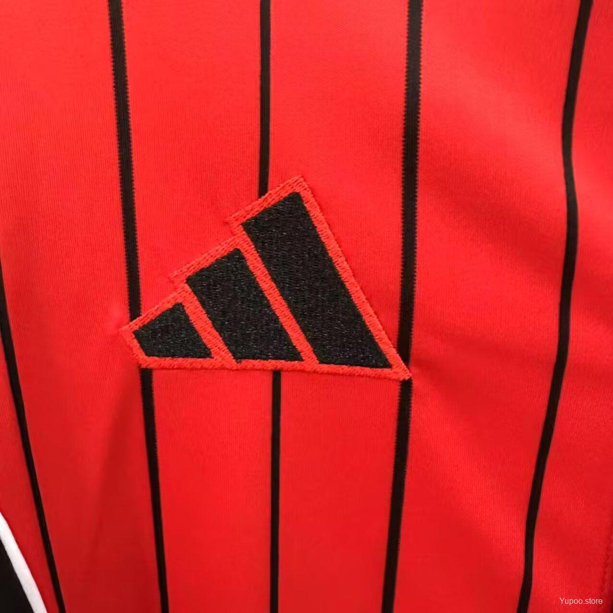 Manchester United x US Pack Baseball Jersey Shirt 2025/26 - Image 3