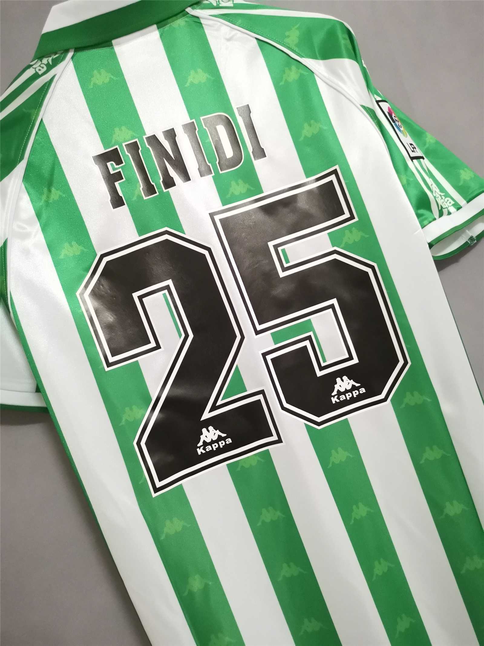 Real Betis Retro Jersey Home Soccer Shirt 1995/97 - Image 6