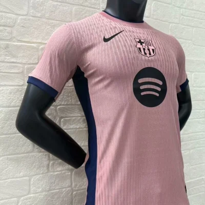 Alternative view of Soccer Jersey Barcelona Third Away Pink Shirt 2025/26