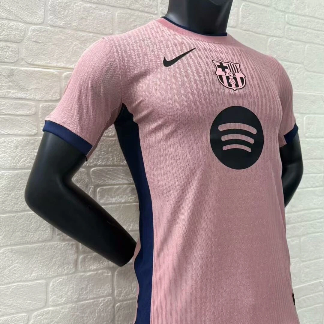 Soccer Jersey Barcelona Third Away Pink Shirt 2025/26 - Image 2