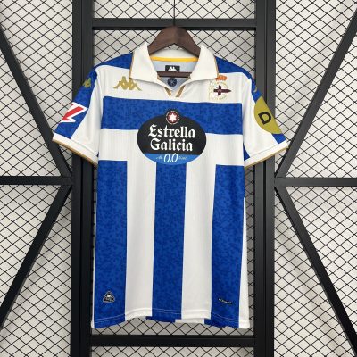 Deportivo La Coruña Soccer Jersey Home Custom Shirt 2025-26