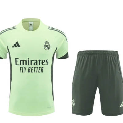 Real Madrid Training Jersey Kit Green 2025/26