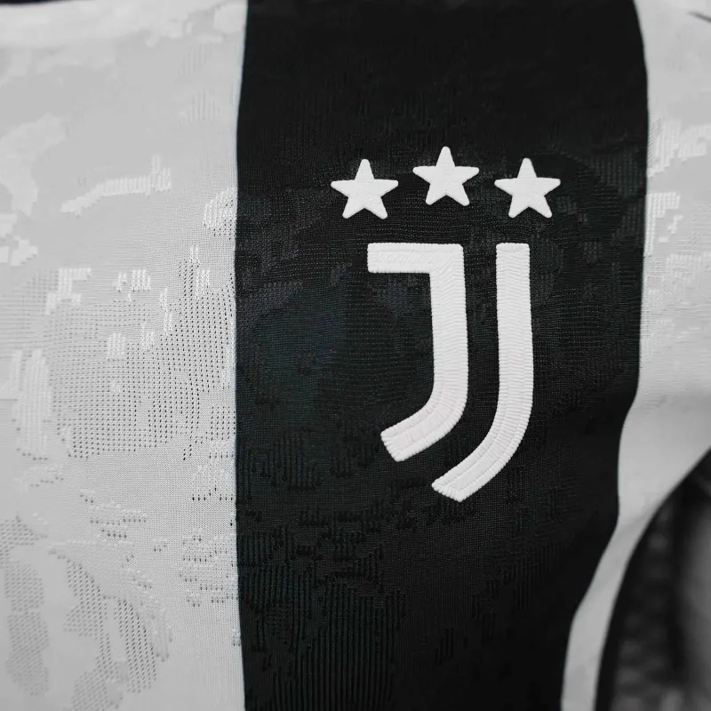 Juventus Soccer Jersey Home Long Sleeve Shirt 2024/25 - Image 5