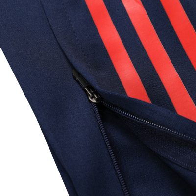 Alternative view of Kids Manchester United 1/2 Zipper Sweat Kit (Top+Pants) Red 2024/25