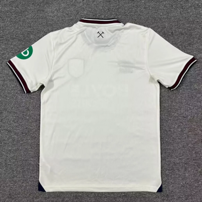 Alternative view of West Ham United Football Jersey Away Custom Shirt 2025-26