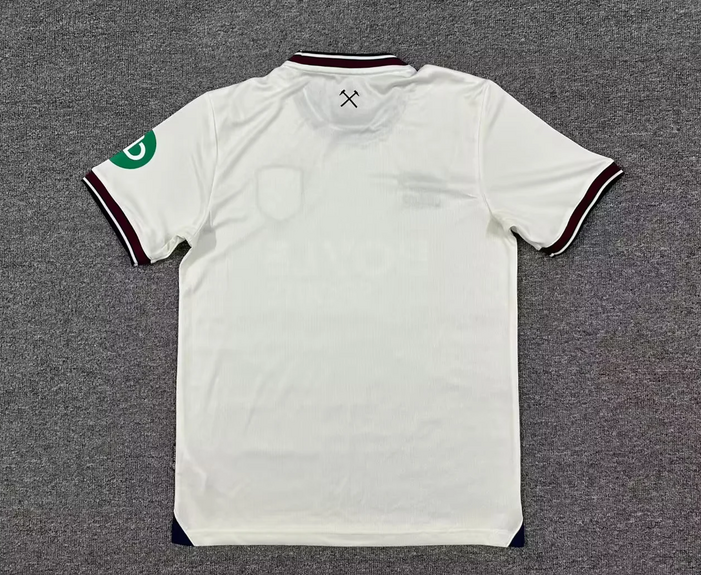 West Ham United Football Jersey Away Custom Shirt 2025-26 - Image 2