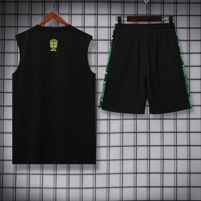 Alternative view of Brazil Sleeveless Training Kit Green 2025