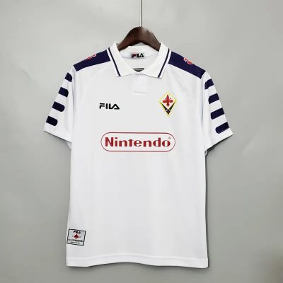 Fiorentina Retro Soccer Jersey Away Custom Shirt 1998/99