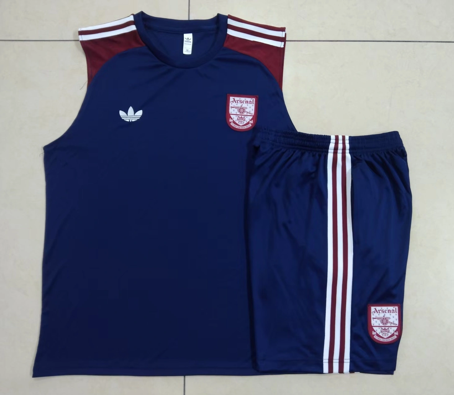 Arsenal Sleeveless Training Kit Blue 2025/26