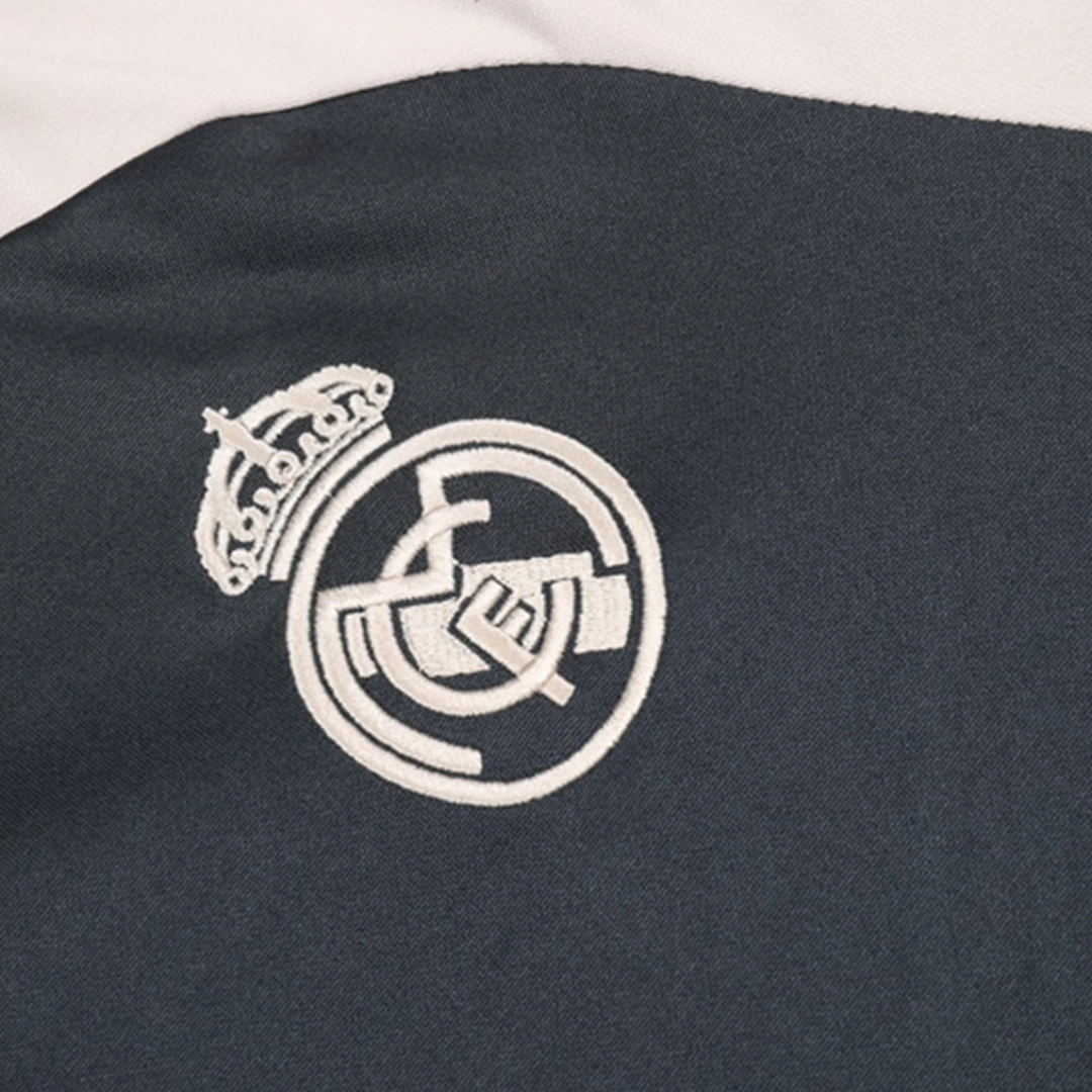 Real Madrid Zipper Sweat Kit (Top+Pants) 2024/25 - Image 4