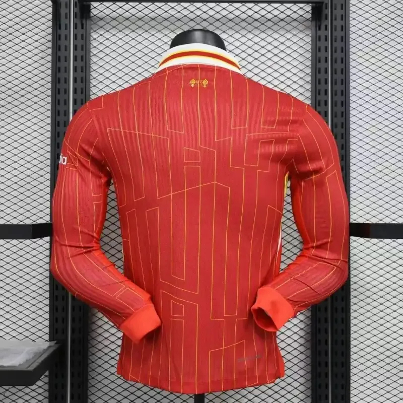 Liverpool Football Jersey Home Long Sleeve Shirt 2024/25 - Image 2