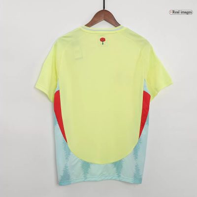Alternative view of Spain Soccer Jersey Away Custom Shirt EURO 2024