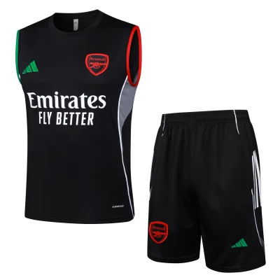 Arsenal Sleeveless Training Kit Black 2025/26