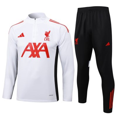 Liverpool Training Kit (Sweatshirt+Pants) White 2025/26