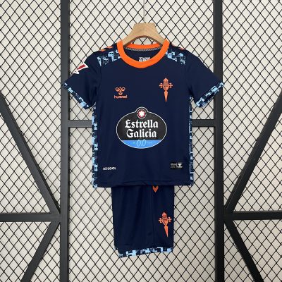 Celta Vigo Soccer Jersey Away Kids Kit Jersey+Shorts 2024/25