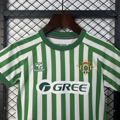 Alternative view of Real Betis  the Conference League Final Kids Kit Jersey+Shorts 2024/25