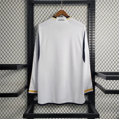 Alternative view of Real Madrid Soccer Jersey Home Long Sleeve Custom Shirt 2023/24