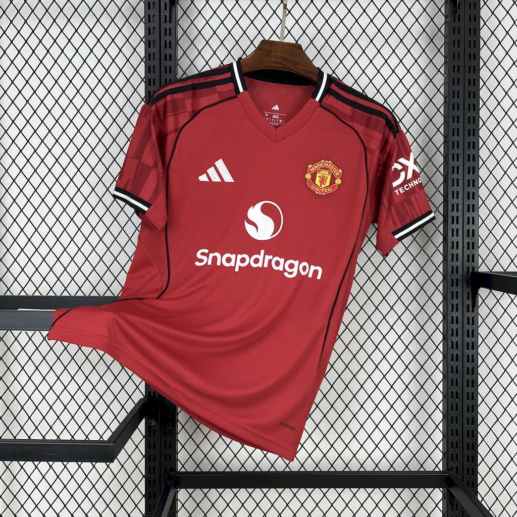 Manchester United Home Football Jersey Shirt 2025/26