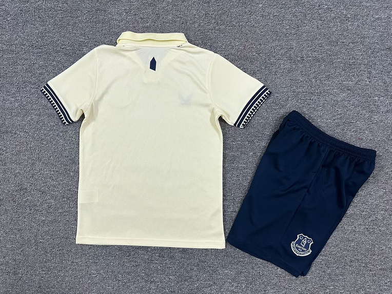 Everton Football Jersey Away Kids Kit Jersey+Shorts 2025/26 - Image 2