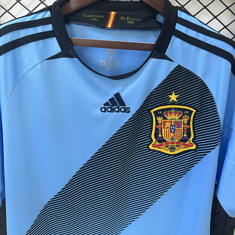 Spain Retro Soccer Jersey Away Custom Shirt 2012 - Image 3