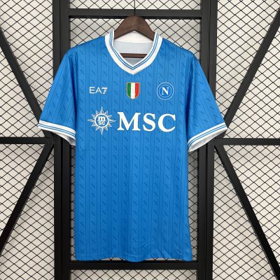 Napoli Soccer Jersey Home Custom Shirt 2025-26