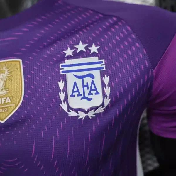 Argentina Soccer Jersey Purple Goalkeeper Shirt 2025 - Image 6