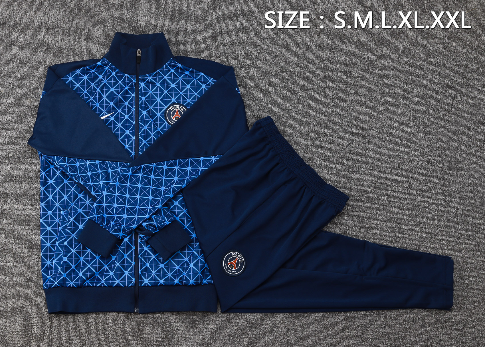 PSG Training Kit (Jacket+Pants) Royalblue 2025/26 - Image 4