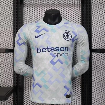 Soccer Jersey Inter Milan Away Long Sleeve Shirt 2025/26