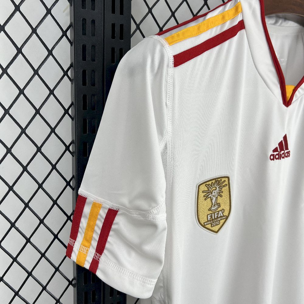 Spain Retro Soccer Jersey Away Custom Shirt 2000 - Image 4