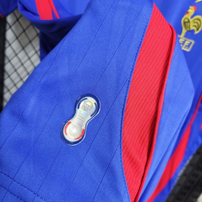 France Retro Soccer Jersey Home Custom Shirt World Cup 2006 - Image 5