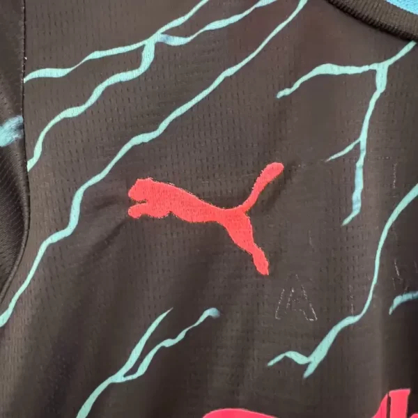 Manchester City Football Jersey Third Away Kids Kit Jersey+Shorts 2023/24 - Image 2