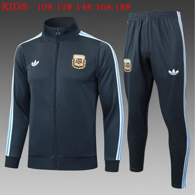 Kids Argentina Training Kit (Jacket+Pants) Deep Grey 2025