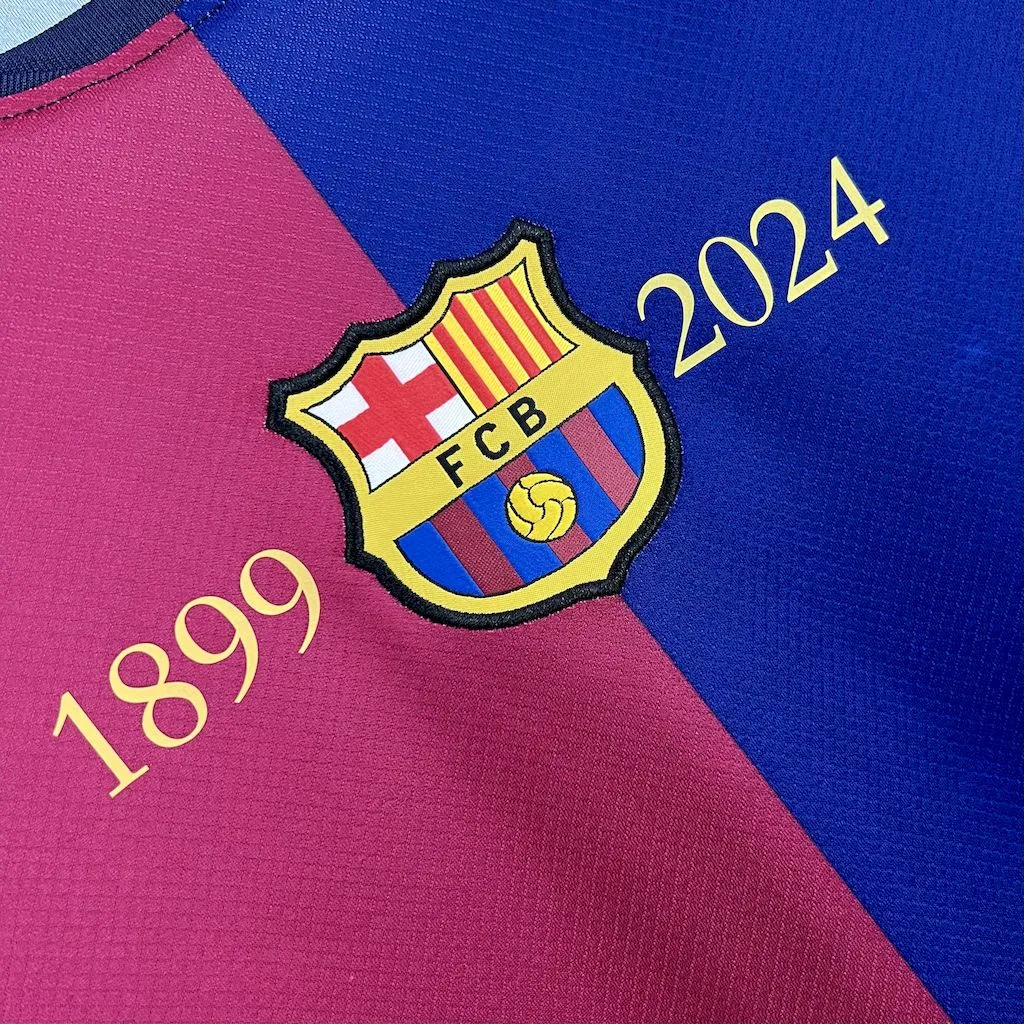 Barcelona Soccer Jersey 125th Anniversary Custom Shirt 2024/25 - Image 3