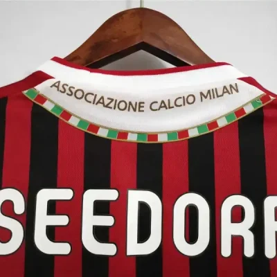 Alternative view of AC Milan Retro Soccer Jersey Home Custom Shirt 2011/12