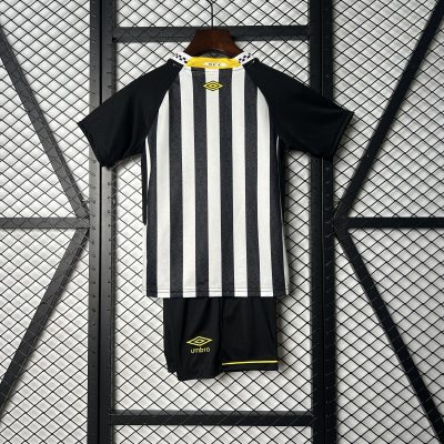 Alternative view of Santos FC Soccer Jersey Away Kids Kit Jersey+Shorts 2025